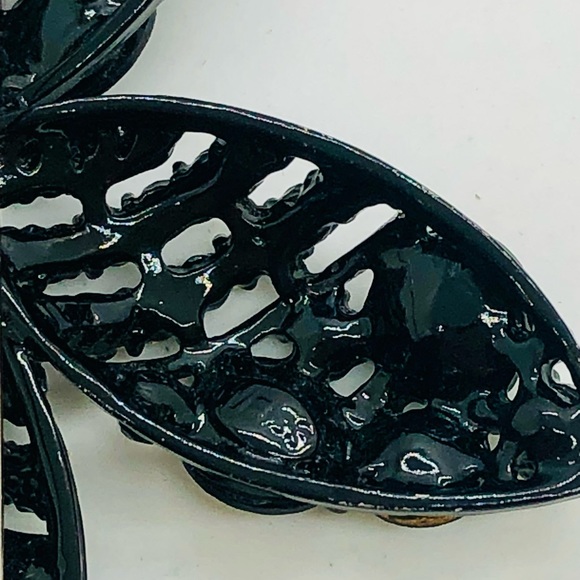 Vintage Brooch Lot Black signed Weiss - Picture 2 of 9